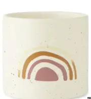 Modern Retro Medium Rainbow Planter