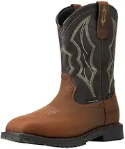 [ARIAT] Men's Rigtek Wide Square Toe Waterproof Composite Toe Work Boot