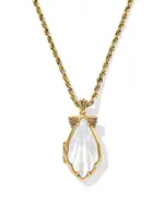 Kendra Scott Alexa Locket Pendant Necklace, 19
