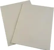 2 Pcs A4 3mm Flue Exhaust Pipe Gaskets, Heat Resistance 1260 °C Ceramic Fiber Gaskets, Thermal Insulation Sealing Sheet for Chimney Stove Flue Pipe，Ceramic Fiber Paper (2 Pcs)