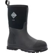 Muck Boot Company Men's Chore Classic Mid Soft Toe EH Work Boot Black - CHCT-000