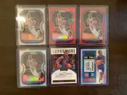 2020-21 PRIZM/CONTENDERS SEKOU DOUMBOUYA 6 CARD LOT /w SOPHOMORE AUTO 10/10