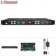 2-Channel Microphone Preamp Instrument Mic Pre 1073-Style XLR/TRS Inputs Outputs