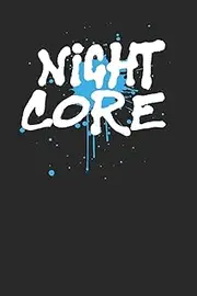 120 Page Notebook Lined Journal for Nightcore Music Lovers Dance Techno Music Anime Music