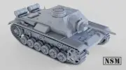 NSM Russian SU-76i, for Bolt Action, Achtung Panzer