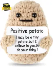 Positive Potato Crochet Mini Knitted Potato Toy Home Decorations Encouragement G