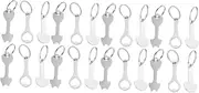 4sets Shopping Cart Tokens with Keychains Trolley Coins for Grocery Carts Convenient Keychain for Access 6pcs*4