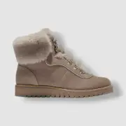 Cole Haan Women's Brown Zerogrand Explorer Waterproof Wedge Boots Shoe Size 6B