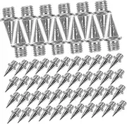 [CORHAD] 110pcs Shoe Spikes Track and Field Shoes Running Spikes Hiking Spikes Golf Spikes for Any Shoe Sprinting Spikes Track Spikes Baseball Spikes Hard Steel Track Shoes Man Square