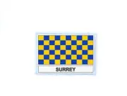 Patch badge iron on glue flag country uk county surrey