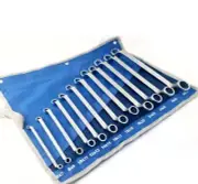 German DIN Cr-V Double Deep Offset Ring Spanner 8pc or 12pc Set w Longer Length
