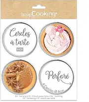 Scrap Cooking 1322 Pastry Circles 18/10 Steel