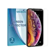 3 Pack MEZON Apple iPhone 11 Pro Max (6.5") Ultra Clear Film Screen Protectors