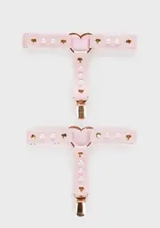 Blessed Hearts Garter Set