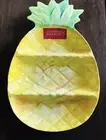 Catherine Malandrino Melamine Yellow Pineapple Tray Platter Home Decor