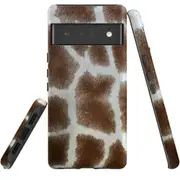For Google Pixel 6 Pro Case Tough Protective Cover Giraffe Pattern