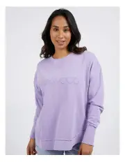[Foxwood] Simplified Crew Sweatshirt in Lavender