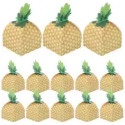 25pcs Pineapple Packing Box Beautiful Gift Candy Gift Storage Box for Party