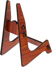 FUTUREORYY Practical Detachable Ukulele Stand Wooden Frame for Ukulele Violin Bass Portable Foldable Smooth Finish Stable Design for Beginners and Travel Use Random Color