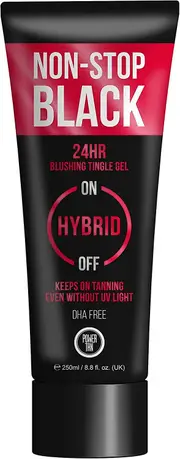 Power Tan 24Hr Non Stop Black Hybrid Tanning Lotion Tingle Gelee