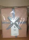 West Elm European Flax Linen Melange Duvet Cover King/CAL King Terracotta New