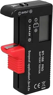 Hoement Battery Tester Digital Aa AAA 9v LCD Display Portable Voltage Capacity Tester