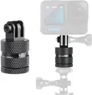 Aluminum 1/4 Inch 20 Camera Mount, 360 Degree Rotation Tripod Adapter Fits Gopro