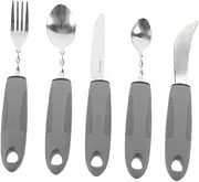 UTHCLO 1Set Elderly Adaptive Utensils Tremble Tableware for Disabled and Seniors Durable Design for Easy Handling and Convenience