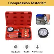 Automotives Motorcycle 0-300 PSI Petrol Engine Compression Tester Kit Tool Set