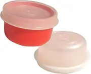 [Tupperware] Smidgets Set of 2 Tiny Treasure Mini Bowls in Red and Shimmering Blush Pink