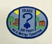 PATCH GSA Girl Scouts Frags 200 Years for a Better Tomorrow Sun Building House