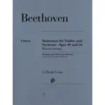 BEETHOVEN ROMANCES FOR VIOLIN IN G AND F MAJOR OP.40 OP.50