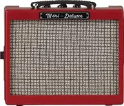 Fender Mini Deluxe Electric Guitar Amplifier, Red, with 2-Year Warranty