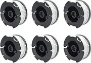 unique corn A6481 A6485 Spool Line Compatible with Black & Decker, 30'x 0.065" Replacement Spool for Reflex Strimmer ST5530-GB GLC3630L20-GB STC1820PC-GB BESTA530-GB BESTA525-GB (6 Packs)