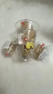 FF14/XIV x Gong Cha & Key Chain (Chocobo) With Free Cups! Read Description