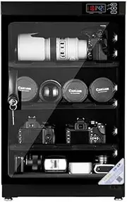 INTBUYING 4 Layers Camera Lenses Dry Dehumidifying Box 80L Digital Control Camera Storage Dehumidifier Cabinet for Electronic Equipment