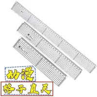 在飛比找蝦皮購物優惠-[ 嚴  選 ]有機方格槽尺 動漫尺動漫直尺20cm30cm