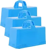 3Pcs Snow Blocks Maker for Fun Outdoor Snow Easy to Shape and Throw Winter Playtime Tool for Fights Random Designs Random Color