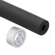 1/4"(6mm) ID x 6Ft Pipe Insulation Foam Tube Set with Aluminum Tape