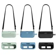 Silicone Case Cover w/ Shoulder Strap For Bose SoundLink Flex Bluetooth Speaker