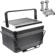Universal Golf Cart Cooler Ice Cooler with Mounting Bracket Kit Competible with Club Car Precedent & DS, Competible with EZGO TXT & RXV, Competible with Yamaha