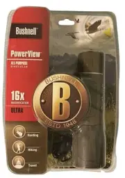 Bushnell PowerView 131633C Binoculars w/ Case 16x32 185ft @ 1000yds New