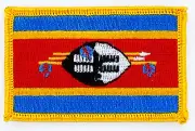 SWAZILAND SWAZI FLAG PATCHES backpack PATCH BADGE IRON ON NEW EMBROIDERED