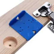 2 Pack Cabinet Door Hinge Jig Mounting Jig Concealed Hinge Jig Positioning Ruler