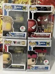 Funko Pop Set Of 4 With Pop Protectors