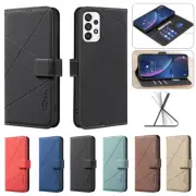 For Samsung Galaxy A73 A72 A53 A52 A32 A23 A16 A13 A05 Leather Wallet Case Cover