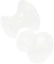 Beavorty 2pcs Manual Massager Tool Quartz Tool Quartz Massage Stone Mushroom Shape Stone Massages White