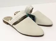 Toms Jutti Mule Flats, Off White, Women's 6