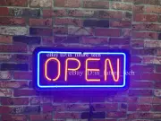 Restaurant Cafe Coffee Store Pizza Open 24"x12" Neon Light Sign Lamp Business