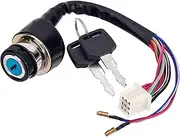 Ignition Switch for Suzuki AX100 125cc 150cc 250cc 300cc AX 100 Motorcycle ATV 9 Pin with 2 Wires Electric Door Lock Plug Ignition Key Switch Motorcycle Ignition Switch Lock